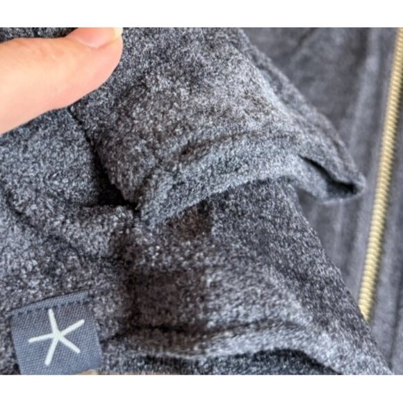 Barefoot Dreams Jacket Mens L CozyChic Ultra Lite Full Zip Hooded Jacket UNISEX - Picture 3 of 10